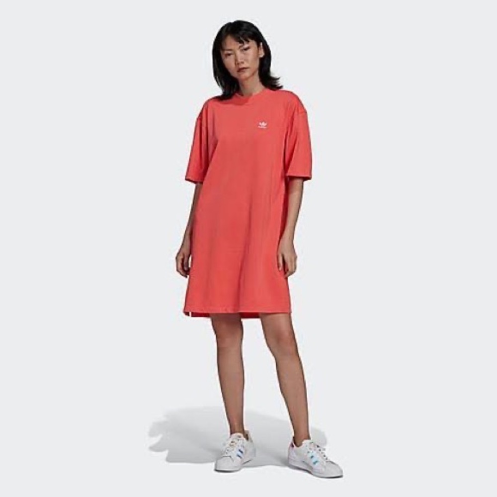 adidas trefoil dress small